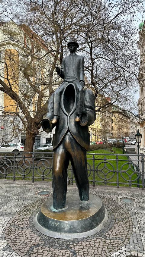 Statue of Franz Kafka